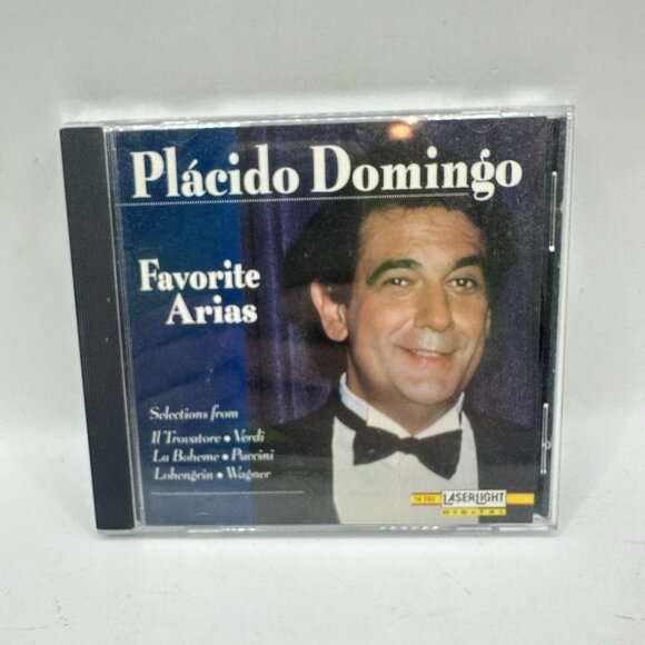 Plácido Domingo Favorite Arias CD IL Trovatore La Bohème Lohengrin - Picture 1 of 3